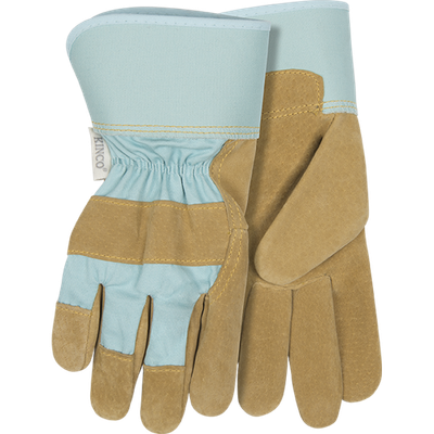 Kinco® Women's Suede Pigskin Palm Glove with Safety Cuff