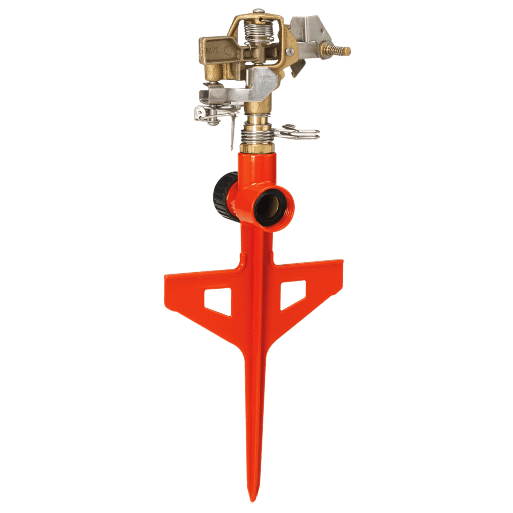 DRAMM Classic Impulse Sprinkler w/ Stake, Color: Red