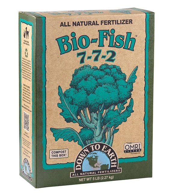 Down To Earth Bio-Fish Fertilizer 7-7-2, Weight: 5LB
