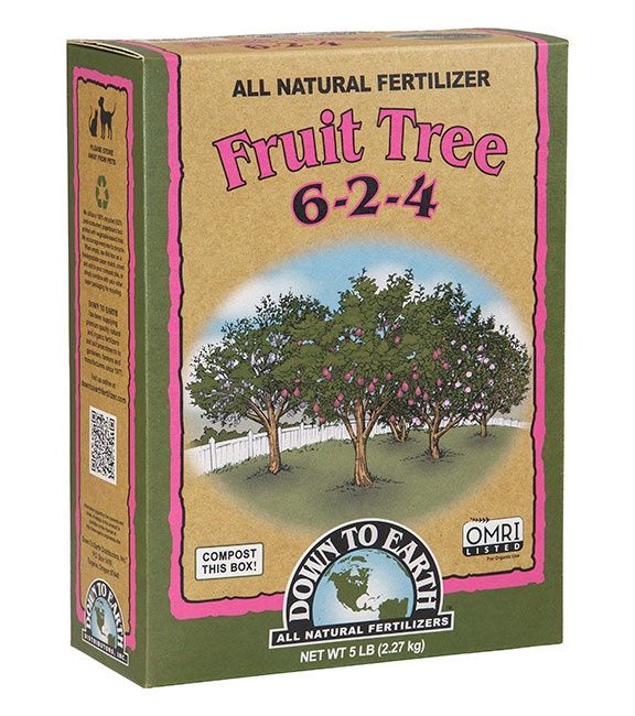 Down To Earth Fruit Tree Fertilizer 6-2-4, Weight: 5LB