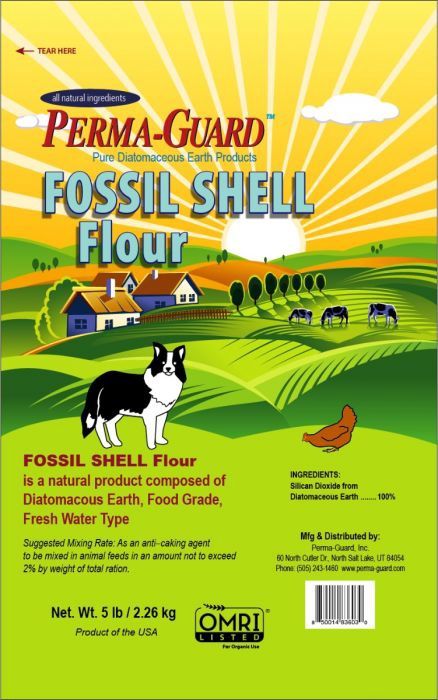 Fossil Shell Flour - Diatomaceous Earth, Weight: 5LB