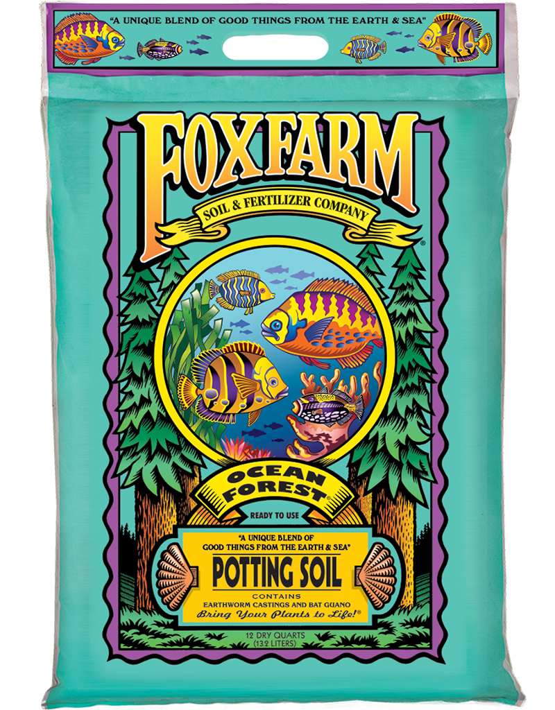 Fox Farm Ocean Forest® Potting Soil, Bag Size: 12 Quart Bag, Quantity: Single Bag
