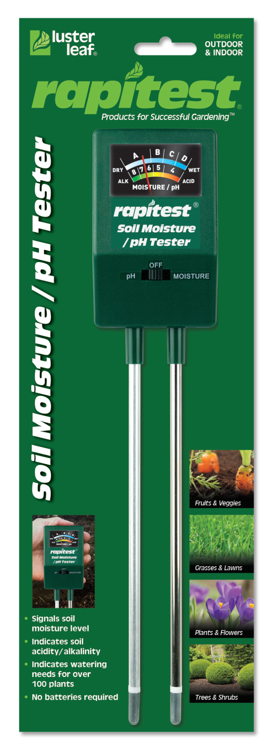 Luster Leaf Rapitest Soil Moisture / pH Tester