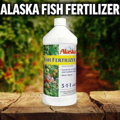 Alaska Fish Emulsion Fertilizer (5-1-1) - Liquid Concentrate