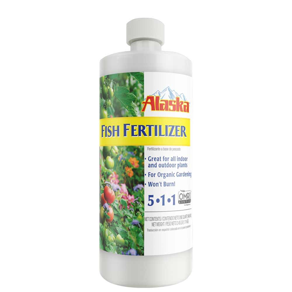 Alaska Fish Emulsion Fertilizer (5-1-1) - Liquid Concentrate, Volume: 32 oz (quart)