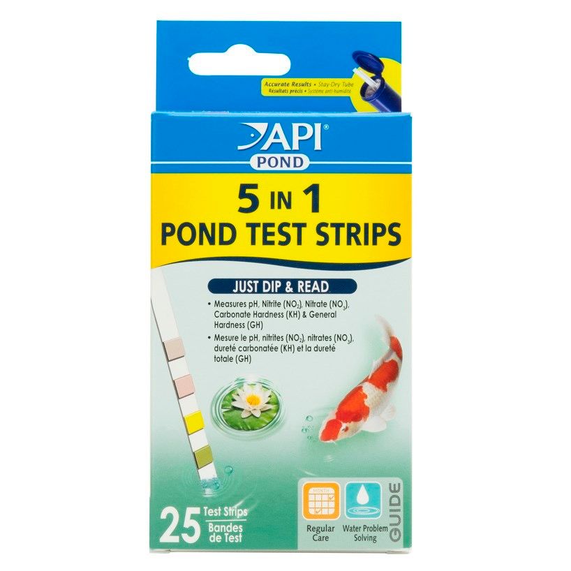 API® Pond 5 In 1 Pond Test Strips - 25ct