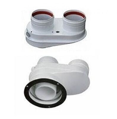 AZB 922 Sdoppiatore da d.80/125 a d.80/80 per caldaie a condensazione Junkers Bosch AZB 922 Sdoppiatore da d.80/125 a d.80/80 per caldaie a condensazione Junkers Bosch