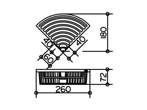 Keuco 24944 010100 Solo Portasapone ad Angolo