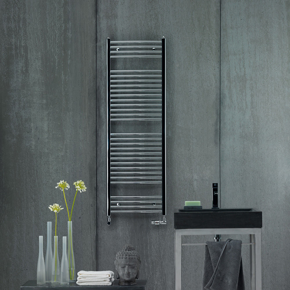 Radiatore Scaldasalviette Cromo mm 1200x600 Zehnder AURA (interasse mm 550)