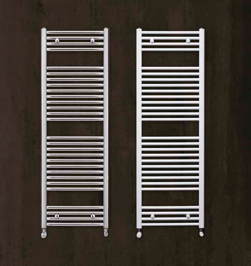 Radiatore Scaldasalviette Bianco mm 1200x600 Zehnder AURA (interasse mm 550)