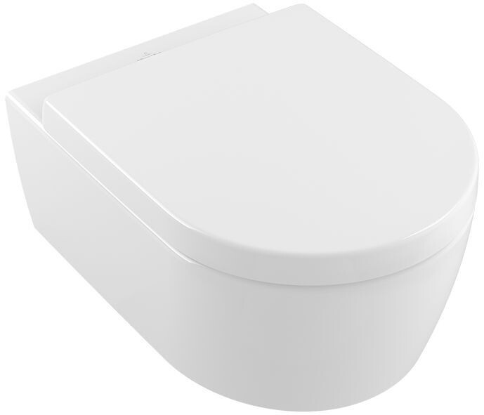 PACCHETTO COMBINATO Villeroy & Boch WC SOSPESO SENZA BRIDA DIRECT FLUSH+SEDILE C/CHIUSURA RALLENTATA mod. AVENTO