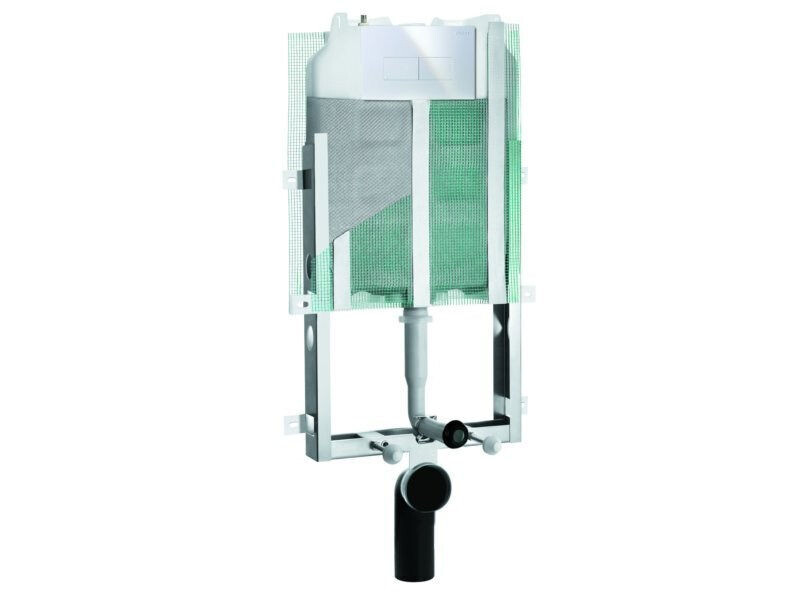 TELAIO INCASSO RAPIDO PER VASO SOSPESO CON CASSETTA PUCCI ECO ANTICONDENSA 2 PULSANTI 4/9 lt SENZA PLACCA