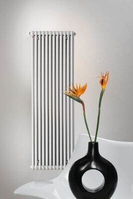 RADIATORE TUBOLARE IN ACCIAIO 2180 CHARLESTON ZEHNDER 2 COLONNE 9 ELEMENTI h 1800 mm BIANCO RAL 9016