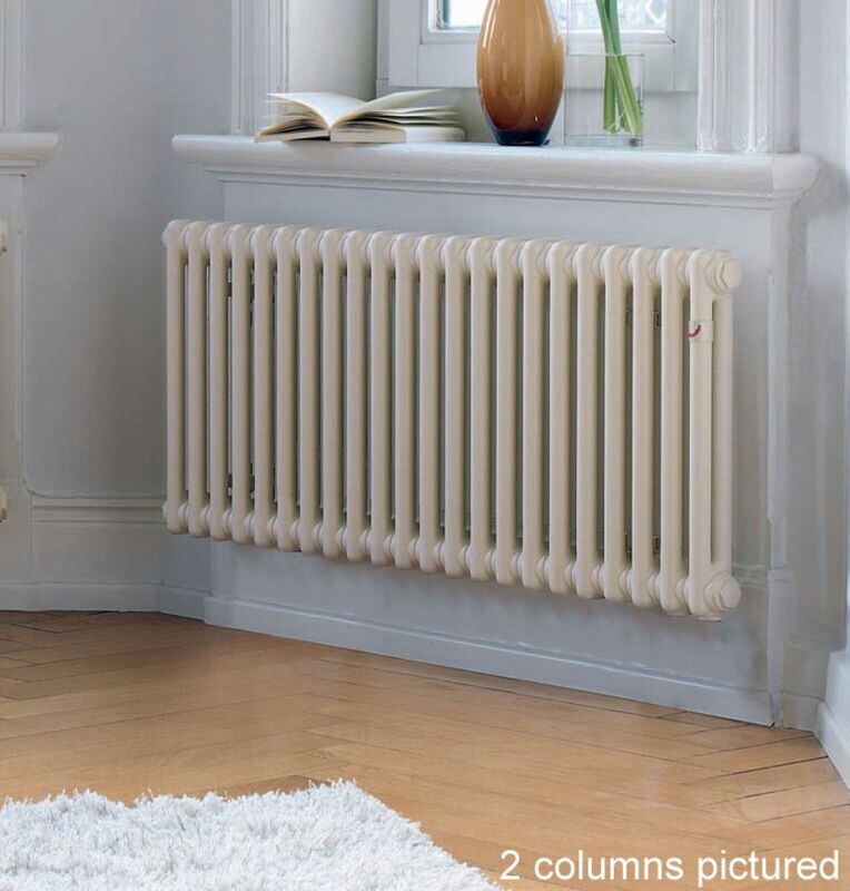 RADIATORE TUBOLARE IN ACCIAIO 3180 CHARLESTON ZEHNDER 3 COLONNE 10 ELEMENTI h 1800 mm SAND QUARTZ 0522