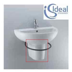 SEMICOLONNA SMALL+ Ideal Standard colore BIANCO EUROPEO