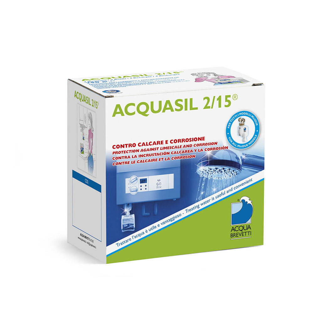 Liquido Acquabrevetti ACQUASIL 2/15 in sacca da 1000 gr cadauna per pompe dosatrici MiniDUE