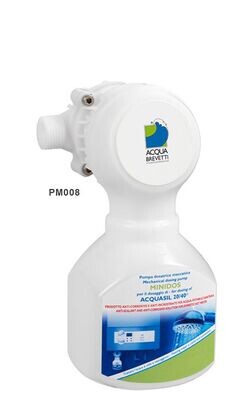 Pompa dosatrice Acquabrevetti MINIDOS PM008 con attacchi da 1/2" M
