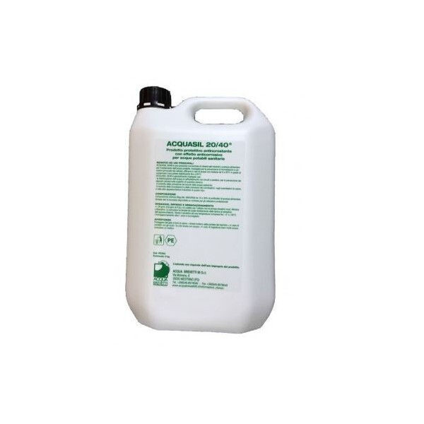 Liquido Acquabrevetti ACQUASIL 20/40 in tanica da kg 5 per pompe dosatrici MiniDos e BravaDos
