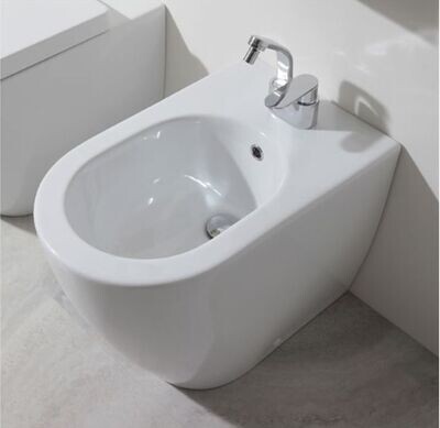 BIDET A PAVIMENTO (FILO PARETE - MONOFORO) FLAMINIA mod. LINK BIANCO LK217 BIDET A PAVIMENTO (FILO PARETE - MONOFORO) FLAMINIA mod. LINK BIANCO LK217