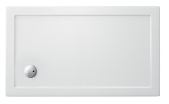 Piatto doccia 1500x900 mm in acrilico rinforzato Clear Gold h35 mm bianco