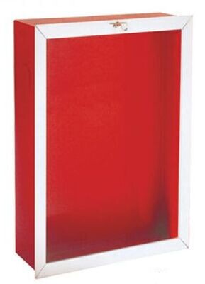CASSETTA DA INCASSO ROSSA UNI 45 mm 550x350x150 SENZA LASTRA