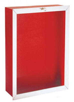 CASSETTA DA INCASSO ROSSA UNI 45 mm 550x350x150 SENZA LASTRA