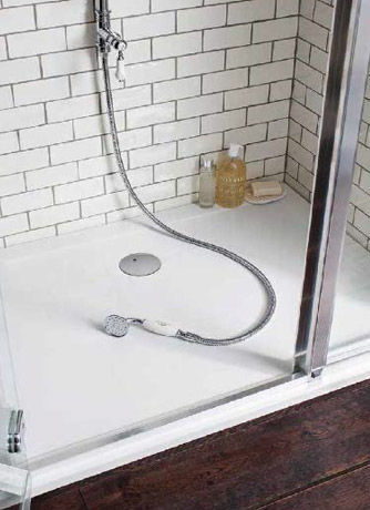 Piatto doccia 1000x760 mm in acrilico rinforzato Clear Gold h35 mm bianco