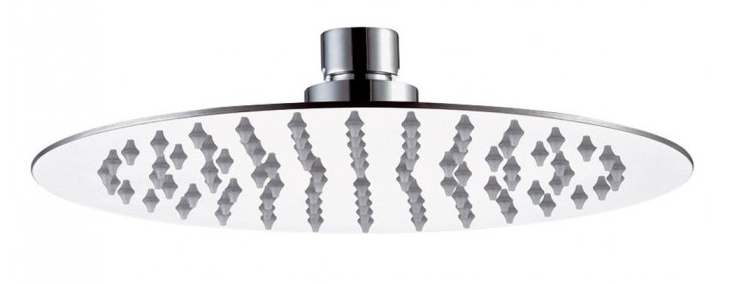Soffione Tondo Ø 200 mm in Acciaio Inox Superpiatto autopulente47,58