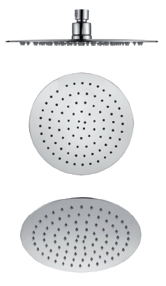 Soffione Tondo Ø 200 mm in Acciaio Inox Superpiatto autopulente47,58