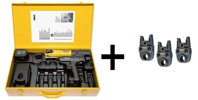 PACK PRESSATRICE ELETTROIDRAULICA A BATTERIA LI-ION REMS MINI-PRESS ACC + PINZE V15, V18 e V22