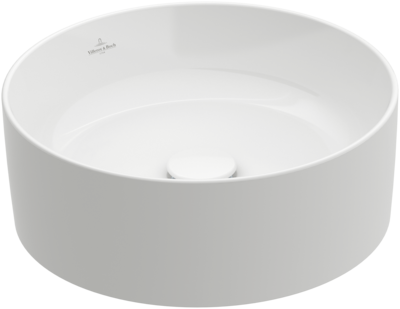 4A1840RW COLLARO LAVABO DA APPOGGIO 400 MM STONE WHITE (B.CO OPACO) CP