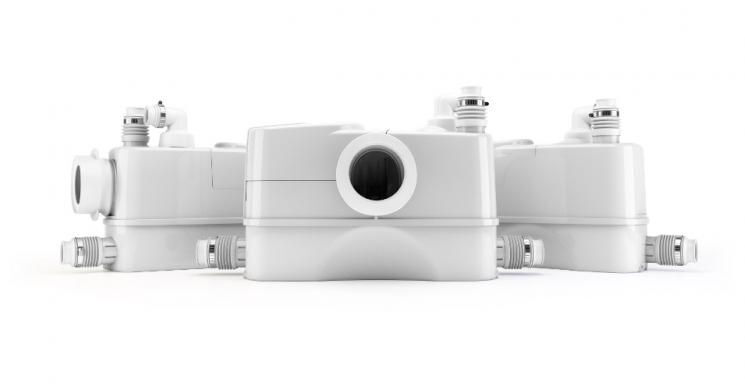 Trituratore Dab GENIX 130 per WC + 3 altre utenze (es. lavabo, bidet, doccia)