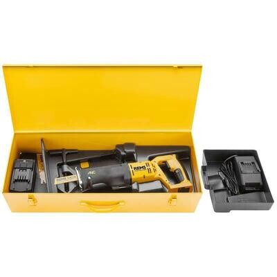 REMS Batteria-SEGHETTO SEGA Batteria-Tiger 22 V VE Set, 560053 incl. BATTERIA/CARICATORE/VALIGIA