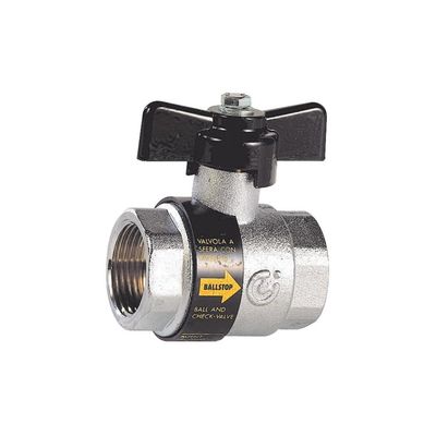 VALVOLA A SFERA C/RITEGNO 1/2 BALLSTOP