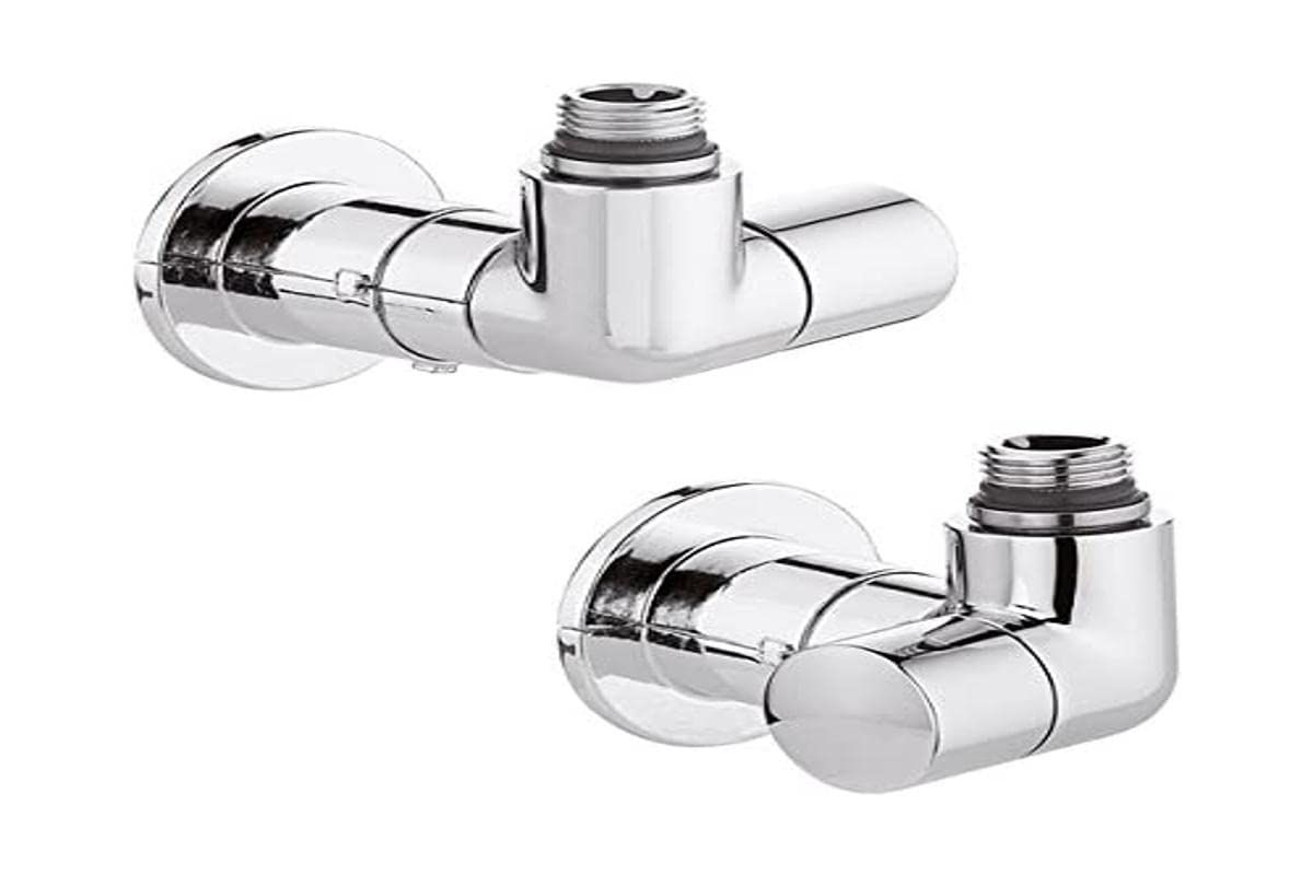VALV.TERM.SX+DET.DX 1/2"X23 CROMO LUCIDO