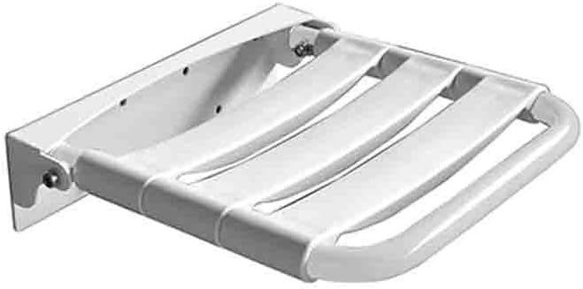 SEGGIOLINO RIBALTABILE PER DOCCIA CON DOGHE B.CO