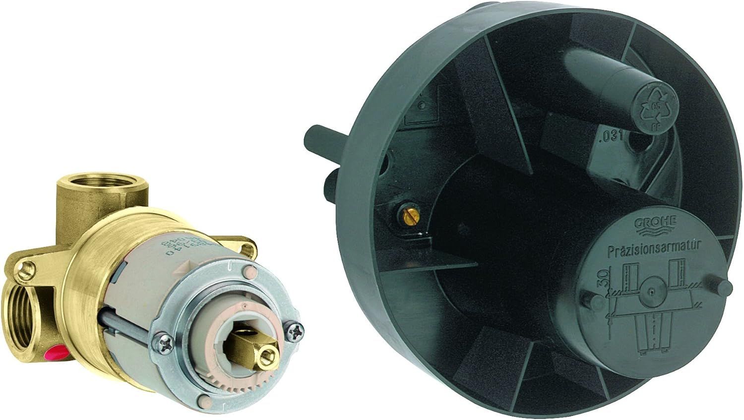 CORPO INCASSO MONOCOMANDO VASCA E DOCCIA