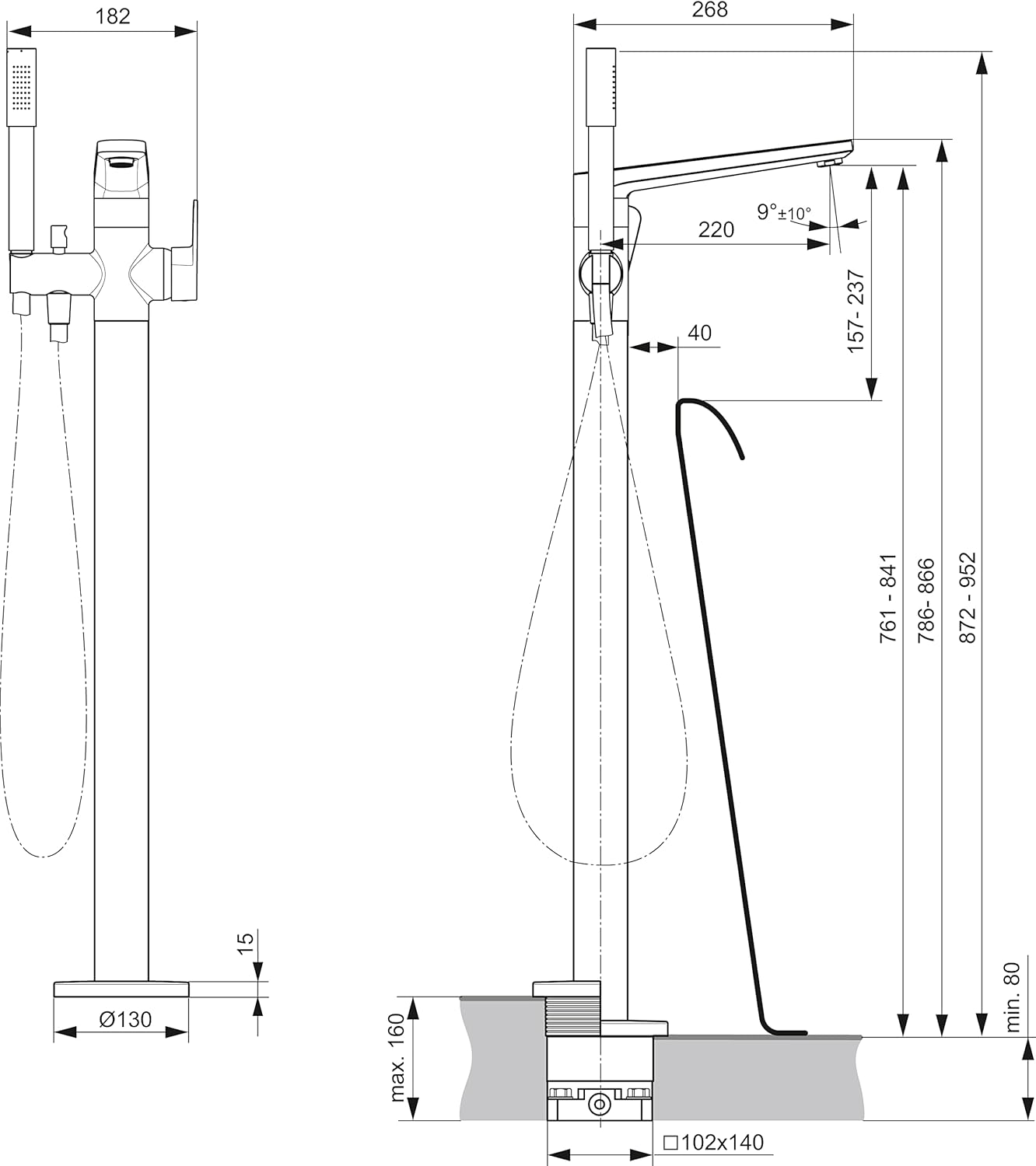 GRUPPO MIX VASCA TONIC II