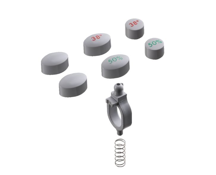 HG SET PULSANTI PER ECOSTAT  1001