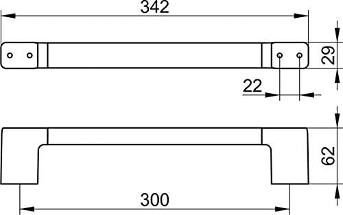 Keuco 12707010000, Maniglia di sostegno, Cromato