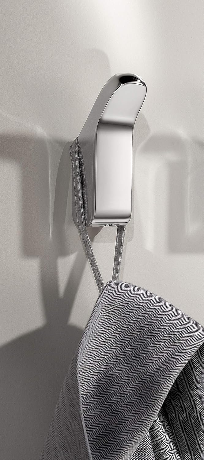 Keuco 12715010000 12715010000-Gancio per Asciugamani, Cromato, Argento