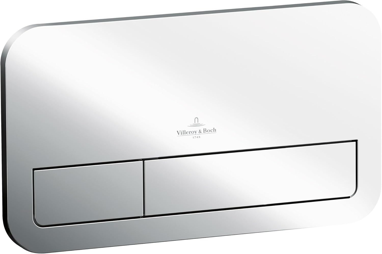 Villeroy & Boch 92249061 - Pulsante di scarico VICONNECT, finitura cromo lucido