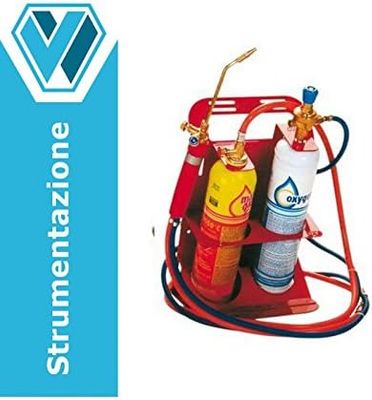 TURBOSET 90 SET SALDATURA AUTOGENA C/BOMBOLE MAXIGAS E OXYGEN110