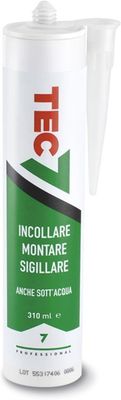 TEC7 BIANCO CARTUCCIA 310ML SIGILLANTE TEC7 BIANCO CARTUCCIA 310ML SIGILLANTE