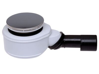 SIFONE X PIATTI DOCCIA CON PILETTA DA 90 HL 520F Hutterer & Lechner CON GRIGLIA d.113 mm IN ACCIAIO INOX