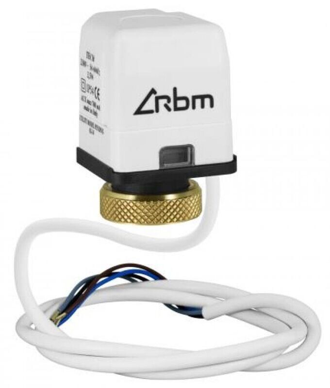 RBM 03060042 -Servomotore elettrotermico 220V versione a 4 fili con microinterruttore ausiliario
