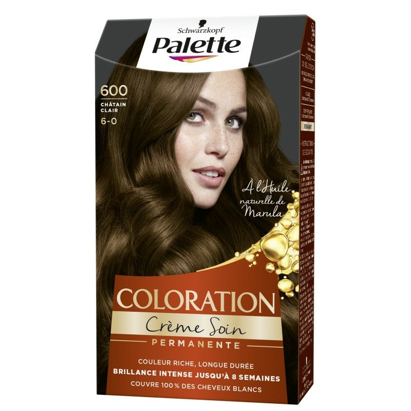Paleta-Permanentna barva-Svetlo rjava600