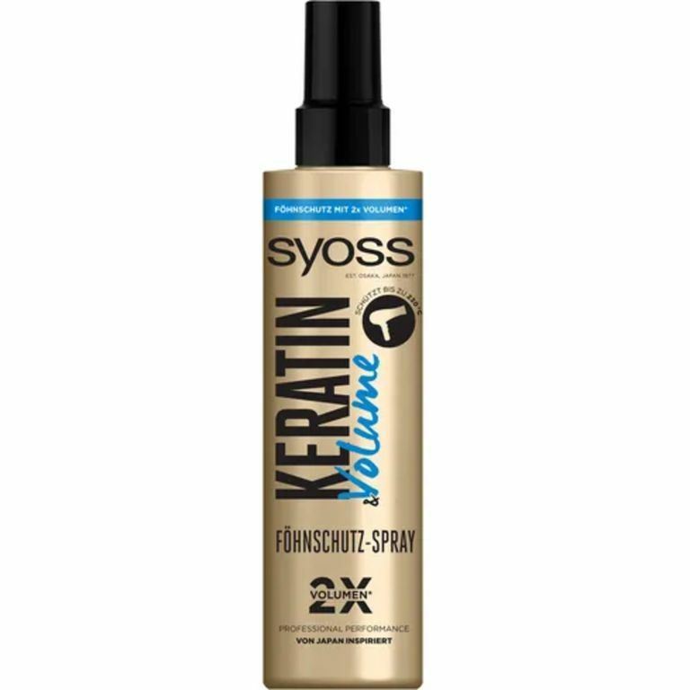 syoss Keratin &amp; Volume sprej za zaščito las pred vročino, 200 ml