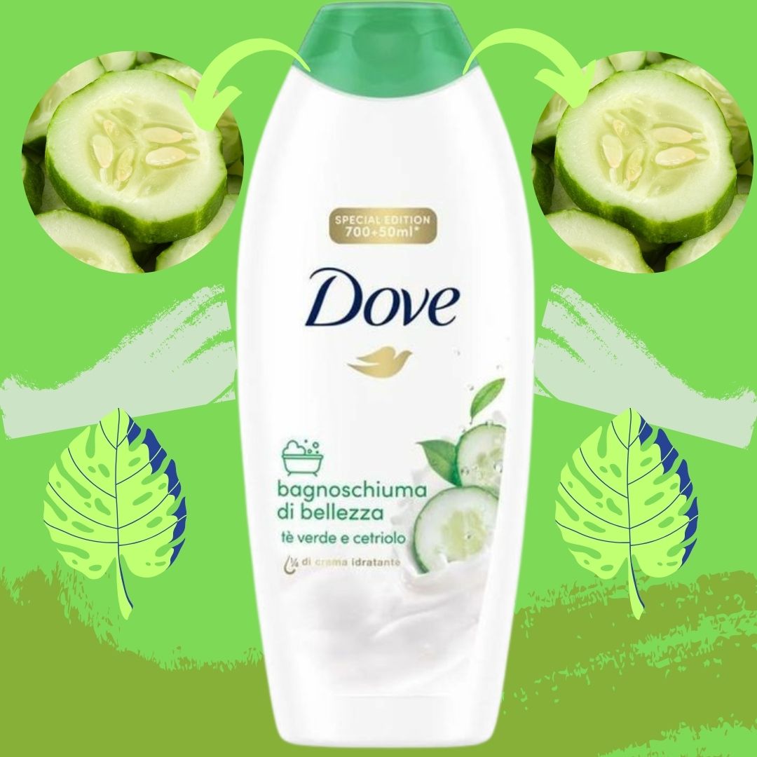 DOVE gel za tuširanje zeleni čaj in kumara 750 ml