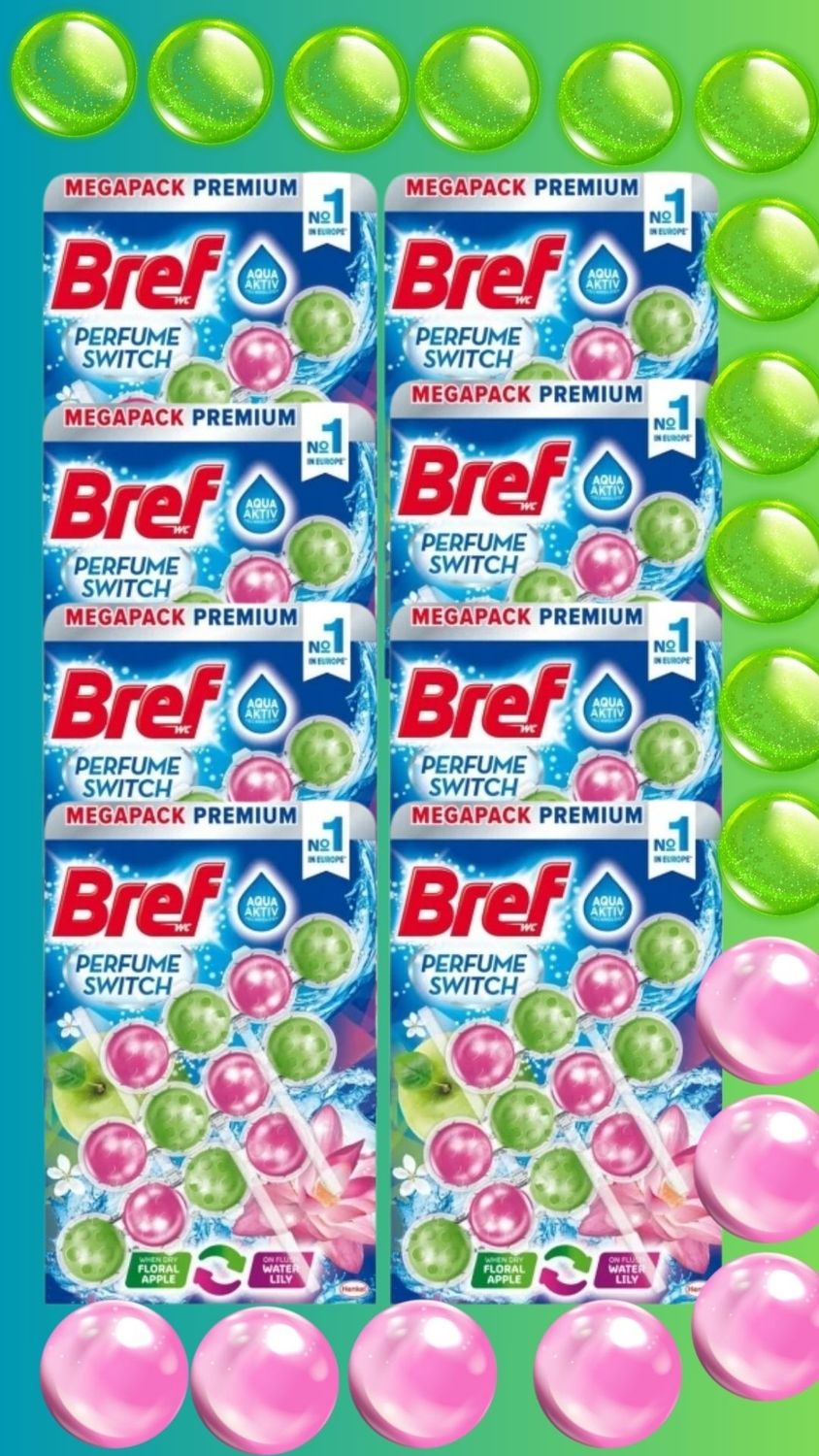 Bref perfume switch obešanka za wc 3×50g